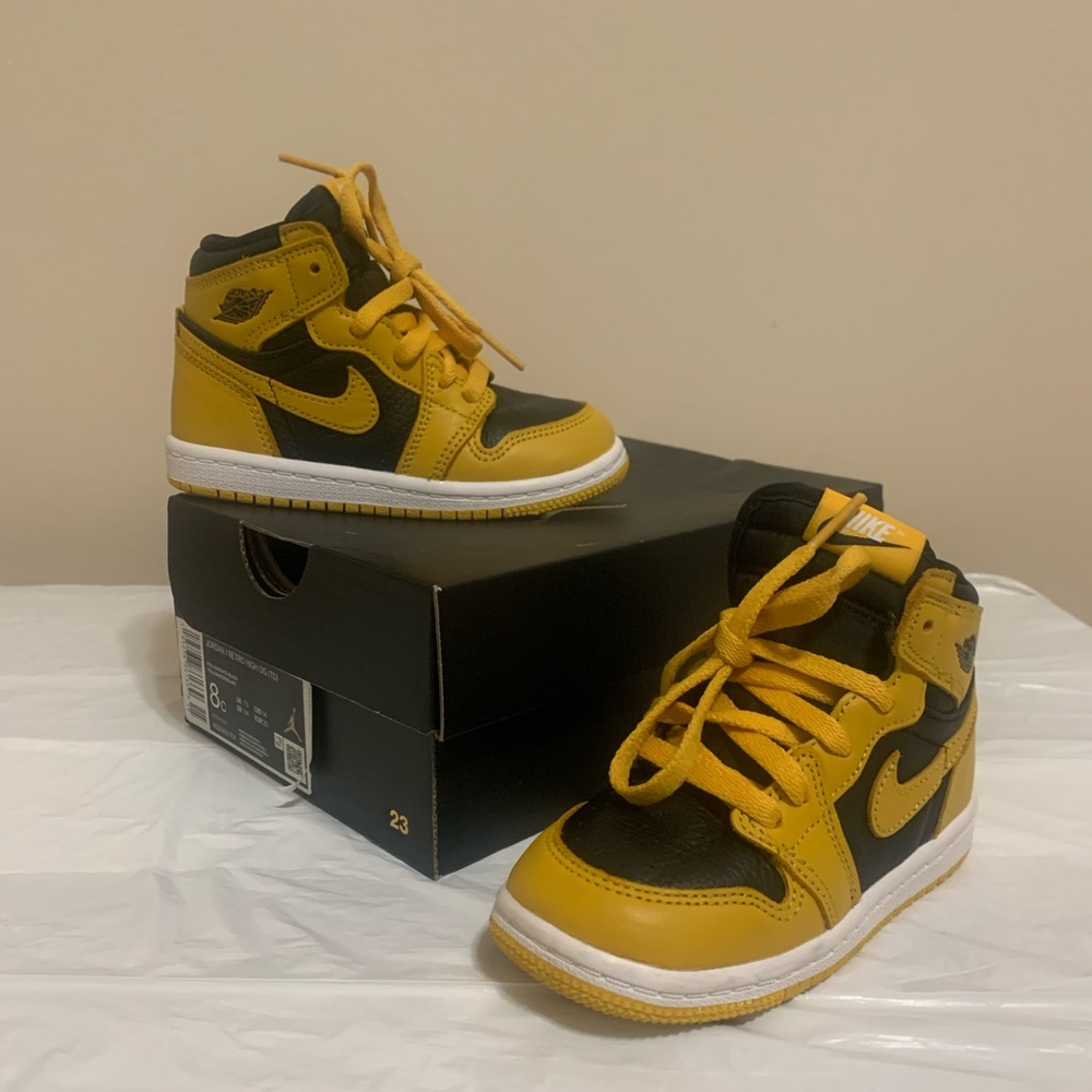 Jordan 1 Retro High OG (TD)  Pollen/White-Black